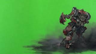 GREEN SCREEN FOOTAGE TRANSFORMERS CAR TRANSFORMATION TO ROBOT