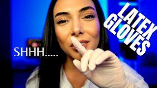 LATEX GLOVES ASMR | GLOVES ASMR| MOUTH COVERING ASMR| SHHH ASMR