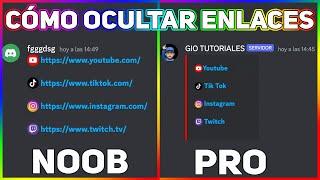 Cómo Ocultar Links En Discord