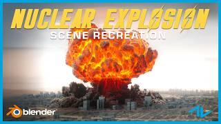 Create a Nuclear Explosion in Blender with FREE VDB Shader!