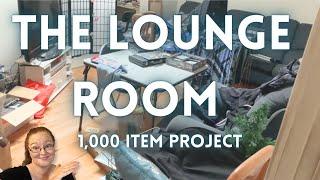 The Lounge Room / 1,000 Item Declutter Project