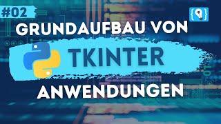 Python Tkinter Tutorial Deutsch #2 - Grundaufbau einer Tkinter Anwendung