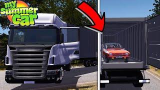 RCO RIKKOTA - NEW DRIVABLE TRUCK with OPENABLE TRAILER - My Summer Car