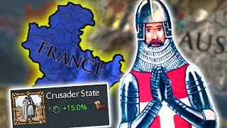 I Formed Crusader France... As Knights - EU4 1.35 Knights To France