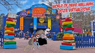 World of David Walliams at Alton Towers | Full Area Virtual Tour (April 2023) [4K]