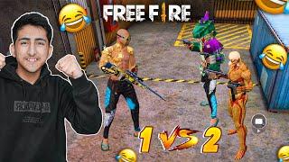 Craziest Lone Wolf 1X2Solo vs Duo - Garena Free Fire