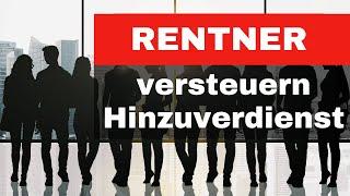 Rentner versteuern Hinzuverdienst 