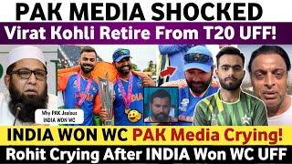 Pak Media Crying India Won T20 WC 2024 | Pak Media Shocked on Virat Kohli Retire From T20