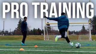 PRO LEVEL Training Session | Passing & Shooting Partner Training Session For Soccer / Football