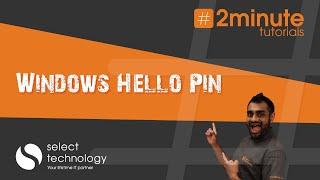 Windows Hello Pin