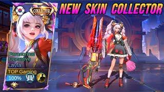 NEW LAYLA COLLECTOR SKIN IS HERE!!BUILD TOP GLOBAL LAYLA 2024 GAMEPLAY!!! - Mlbb