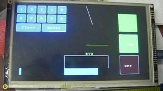 Arduino BuyDisplay 7" TFT touchscreen demo