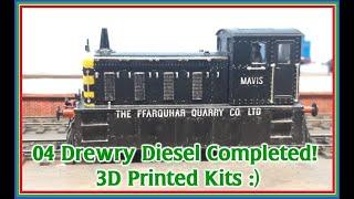 04 Drewry Diesel Completed - 3D Printed Kits :)
