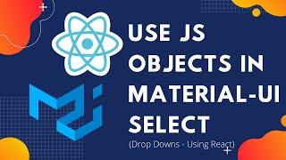 Use JavaScript Objects In Material UI Select Component Using React (Set Default Value)