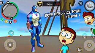 First Time Playing Rope Hero : Vice Town | Shiva and Kanzo Gameplay