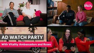 Ellie Simmonds, Maro Itoje, and the Vitality Roses REACT to our AD! | Vitality UK