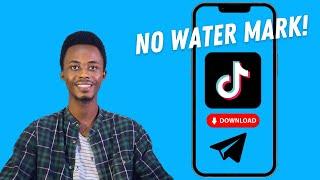 Cara Download Video Tiktok Tanpa Watermark Menggunakan Telegram | Tutorial Teknologi Twi di Ghana