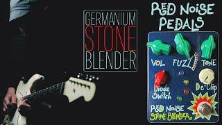 Demos in the Dark // Red Noise Germanium Stone Blender // Fuzz Pedal Demo