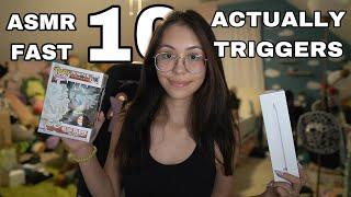 ASMR | 10 Actually Fast Aggressive Triggers