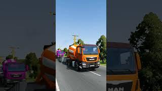 Trucks vs Ramp Jump #shorts #beamngdrive #ytshorts #car #viralshorts #trending #funny #truck #1