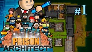 Строим тюрьму на острове за 40 минут | C чего начать  - Prison Architect #1 | Прохождение на русском