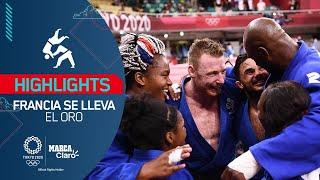 Judo Tokyo 2020: Francia se lleva el oro sobre Japón en equipos mixtos | Highlights