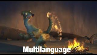 Sid's tail is on fire  (Multilanguage)