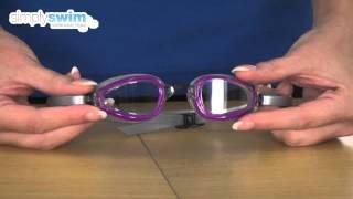 Aqua Sphere K180 Plus Lady Goggle - Purple:Grey - www.simplyswim.com