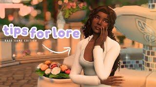 5 BASE GAME Tips For BETTER STORYLINES ️ | The Sims 4 Tutorial