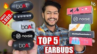 Top 5 Best Earbuds Under 1500 Rs|Best TWS Earbuds Of 2024| Boat 161,Boat 131 & More|