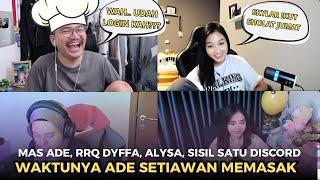 Chef Ade Setiawan Memasak RRQ DYFFA, Alysa dan Sisil! Dyffa: Skylar Sholat Jumat!