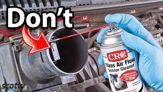 Never Do This When Cleaning Your Mass Air Flow Sensor