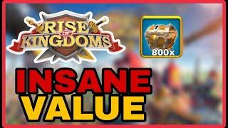 OPENING 800 SUPPLY BOXES IN RISE OF KINGDOMS