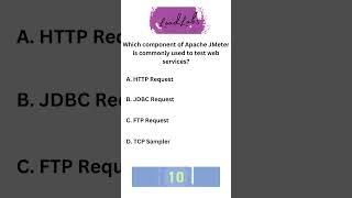 Which component of Apache JMeter is commonly used to test web services?