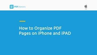 How to Organize PDF Pages on iPhone and iPad