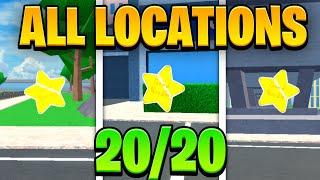 ALL *20* GOOD NOODLE STAR LOCATIONS In Car Dealership Tycoon! Car Dealership Tycoon Spongebob Event!