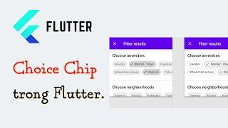 Flutter:  Choice Chip trong Flutter