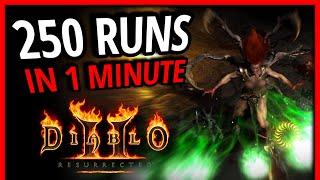 250 Andy Runs in 1 minute, Drop Highlights - Diablo 2 Resurrected