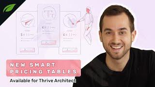 New Smart Pricing Table Templates Available for Thrive Architect