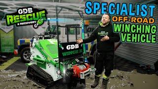 GDB WINCH X - TRACKED OFF ROAD WINCHING MACHINE - 4x4 FAIL!