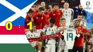 Epic Showdown: Hungary  Vs Scotland󠁧󠁢󠁳󠁣󠁴󠁿  0-1 Highlights Goals | Uefa Euro 2024