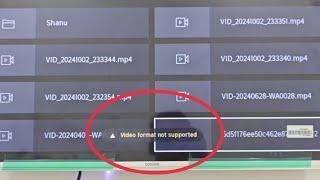 Video Format Not Supported in Led Tv | Smart Tv Me Pendrive/USB Se Video Nahi Chal Raha Hai