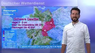 21.06.2024 Unwetterinformation - Deutscher Wetterdienst (DWD)