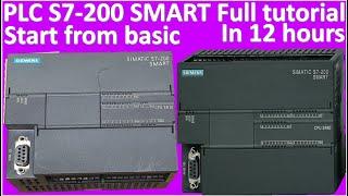 PLC S7-200 Smart full tutorial in 12 hours