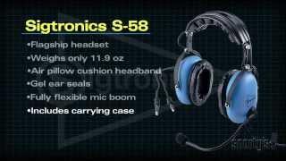 Sigtronics Headsets from Sporty's Pilot Shop