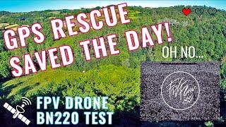 GPS rescue TEST | Beitian BN220 | Mid range FPV drone 5"