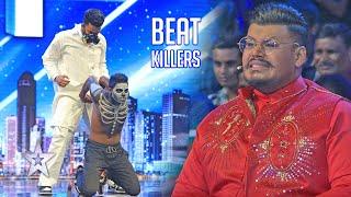 අපේ ඉලඇටත් ඇදෙනවා මේ Dance Act එකට..   | Beat Killers | Sri Lanka's Got Talent | Sirasa TV