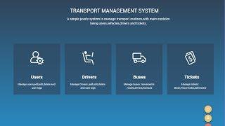 Javafx material design Transport management system.