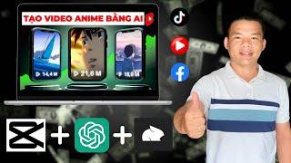 Cách tạo video ANIME truyền động lực bằng AI miễn phí mới nhất 2024 - Kiếm tiền online