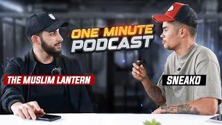 The One Minute Podcast | Sneak∅ Interviews The Muslim Lantern | Muhammed Ali